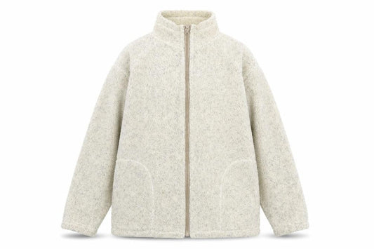 Womens UK Size 10-12 St. Bernard Beige Basic Jacket