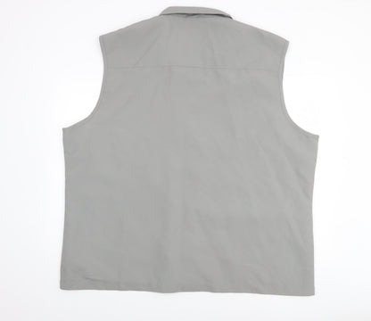 Mens UK Size 2XL Premier Man Grey Bodywarmer