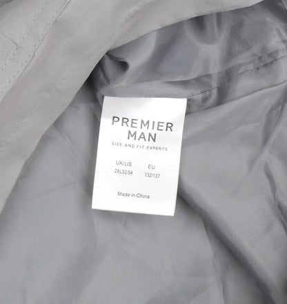 Mens UK Size 2XL Premier Man Grey Bodywarmer