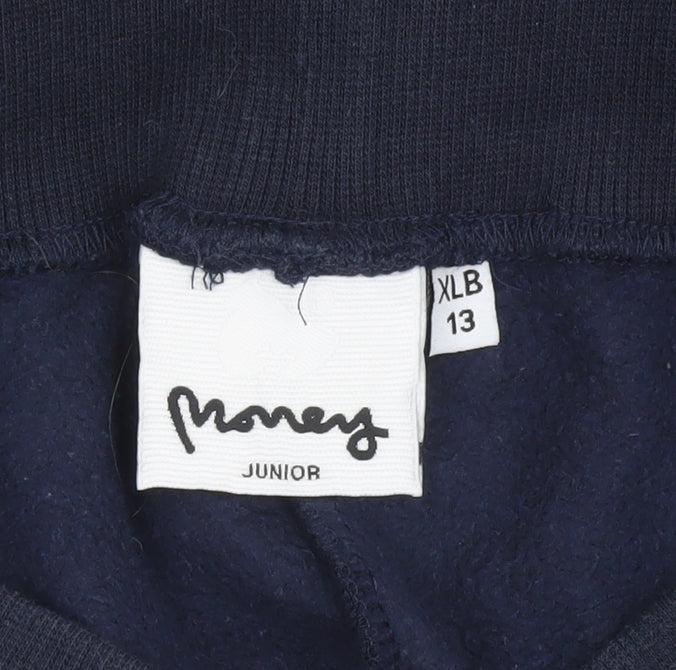 Boys UK Size 13 Years Money Regular Fit Jogger Blue Trousers