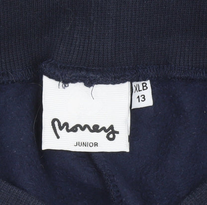 Boys UK Size 13 Years Money Regular Fit Jogger Blue Trousers