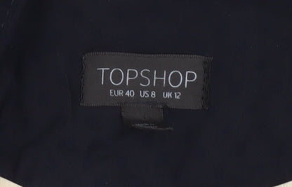 Womens UK Size 12 Topshop Regular Blue Blazer