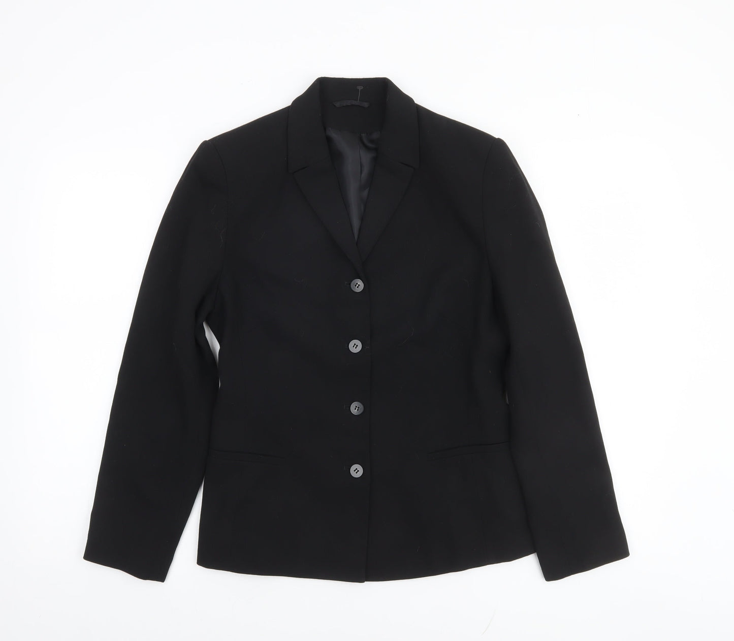 Womens UK Size 10 NEXT Regular Black Suit Jacket