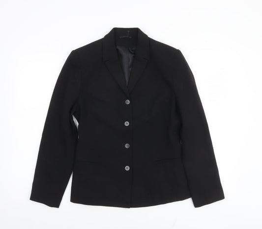 Next Women Black Tailored Suit Jacket UK 10 Classic Fit