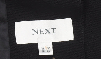 Womens UK Size 10 NEXT Regular Black Suit Jacket