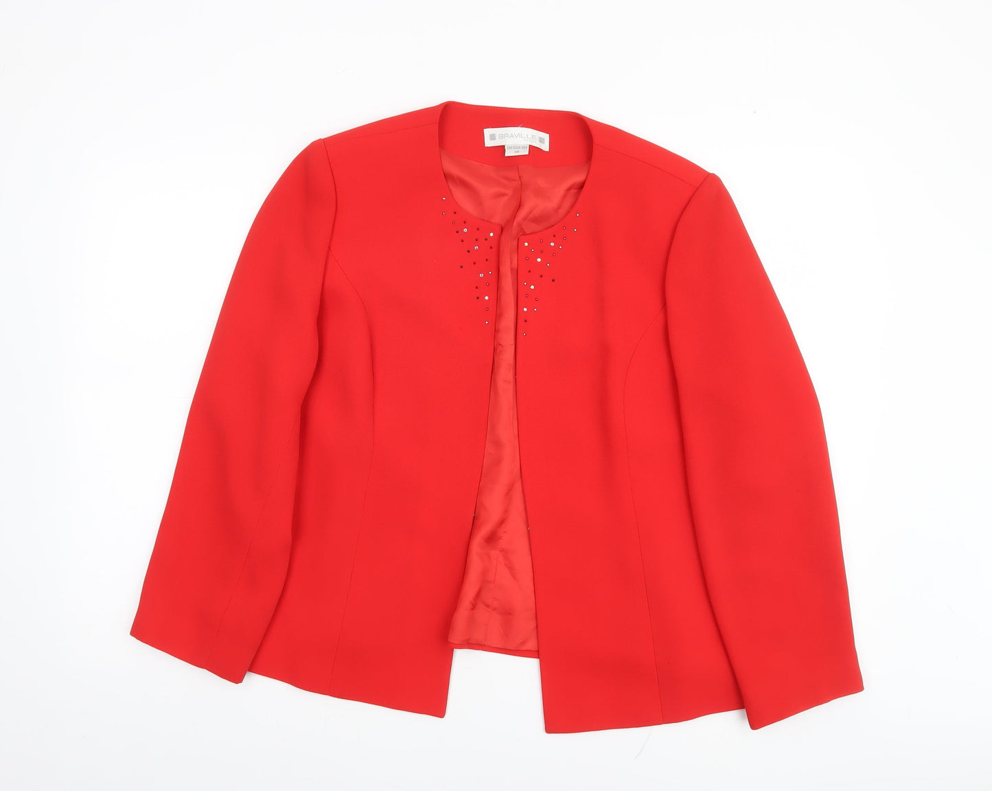 Womens UK Size 18 Braville Regular Red Blazer