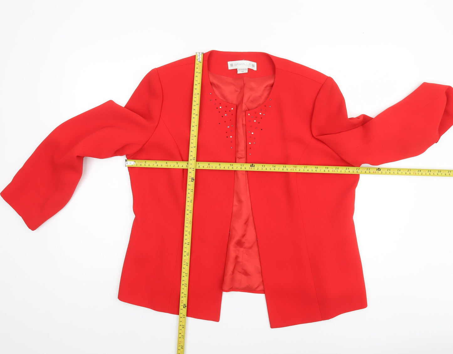 Womens UK Size 18 Braville Regular Red Blazer