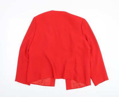 Womens UK Size 18 Braville Regular Red Blazer