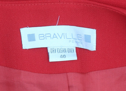 Womens UK Size 18 Braville Regular Red Blazer