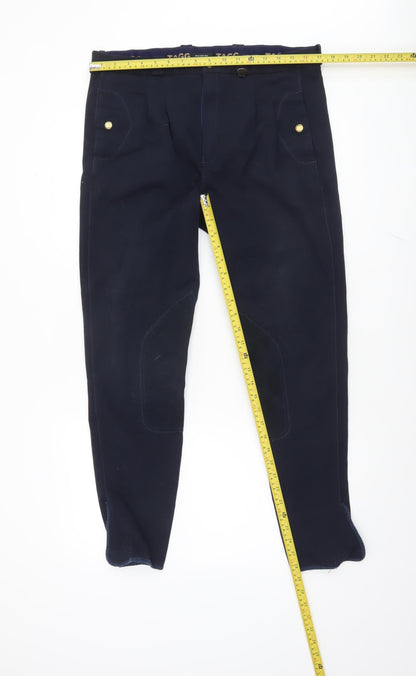 TAGG Mens Blue 36 Slim Fit Stretch Trousers