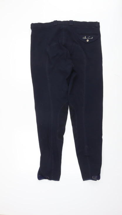 TAGG Mens Blue 36 Slim Fit Stretch Trousers