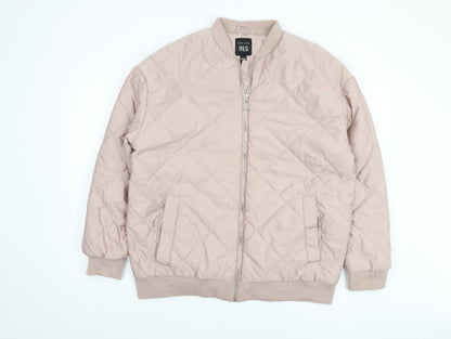 Girls UK Size 14-15 Years New Look Beige Bomber Jacket