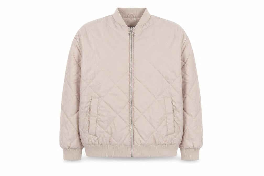 Girls UK Size 14-15 Years New Look Beige Bomber Jacket