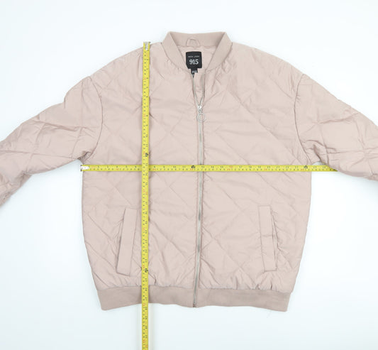 Girls UK Size 14-15 Years New Look Beige Bomber Jacket