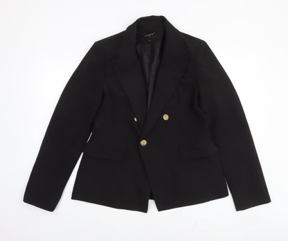Womens UK Size 18 Attentif Paris Regular Black Blazer