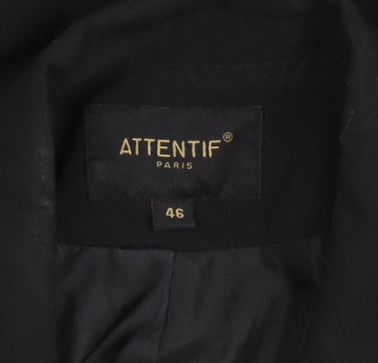 Womens UK Size 18 Attentif Paris Regular Black Blazer