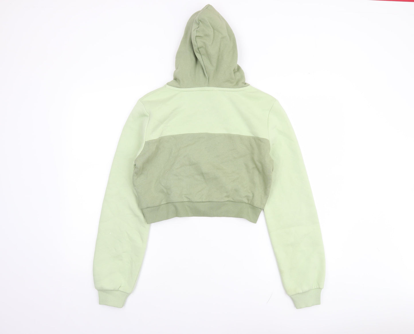 Womens UK Size 8 Eleven Degrees Green Pullover Hoodie