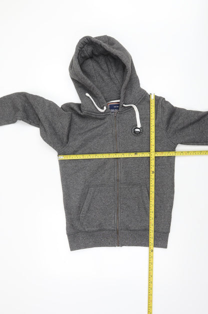 Womens UK Size 8 SoulCal & Co Grey Full Zip Hoodie
