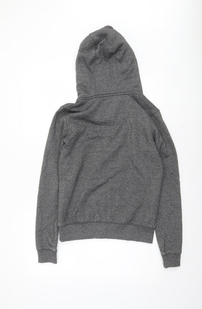 Womens UK Size 8 SoulCal & Co Grey Full Zip Hoodie