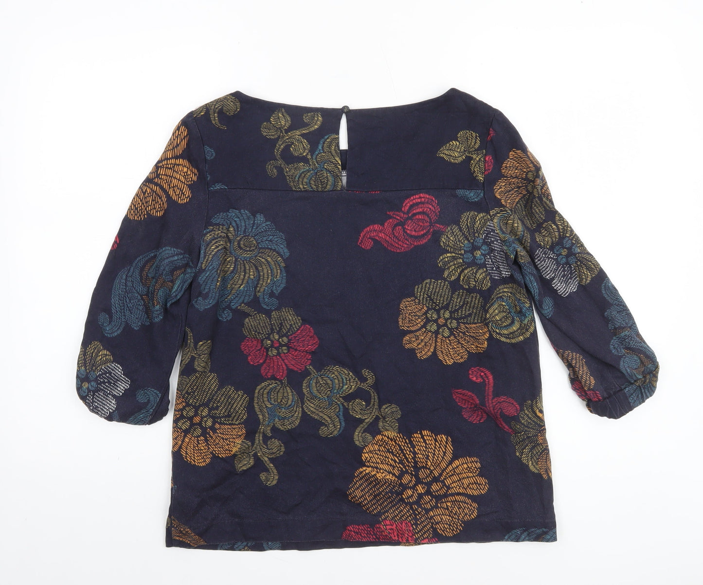 Womens UK Size 10 Thought Blue Tunic Blouse