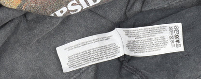 Stranger Things Men’s Grey Eddie Munson Band T-Shirt L Graphic Cotton