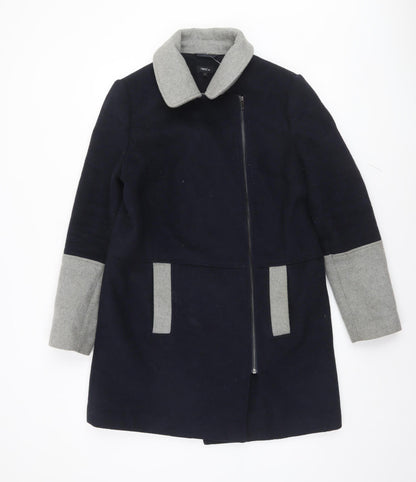 Womens UK Size 12 NEXT Blue Overcoat