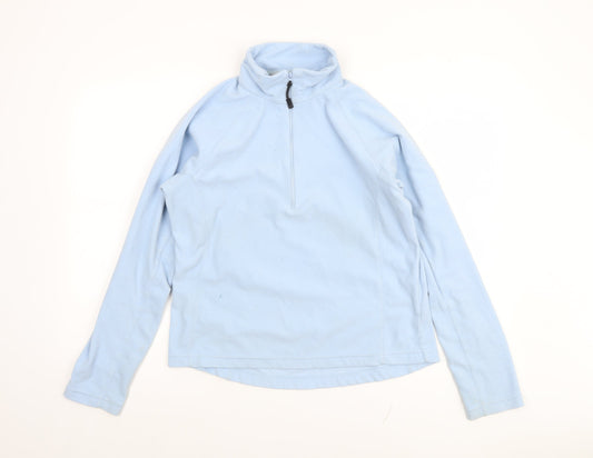 Berghaus Women Blue Fleece 1/2 Zip Pullover Sweatshirt Size 14