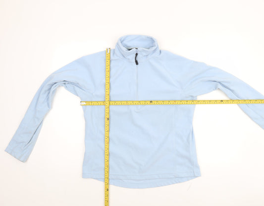 Berghaus Women Blue Fleece 1/2 Zip Pullover Sweatshirt Size 14