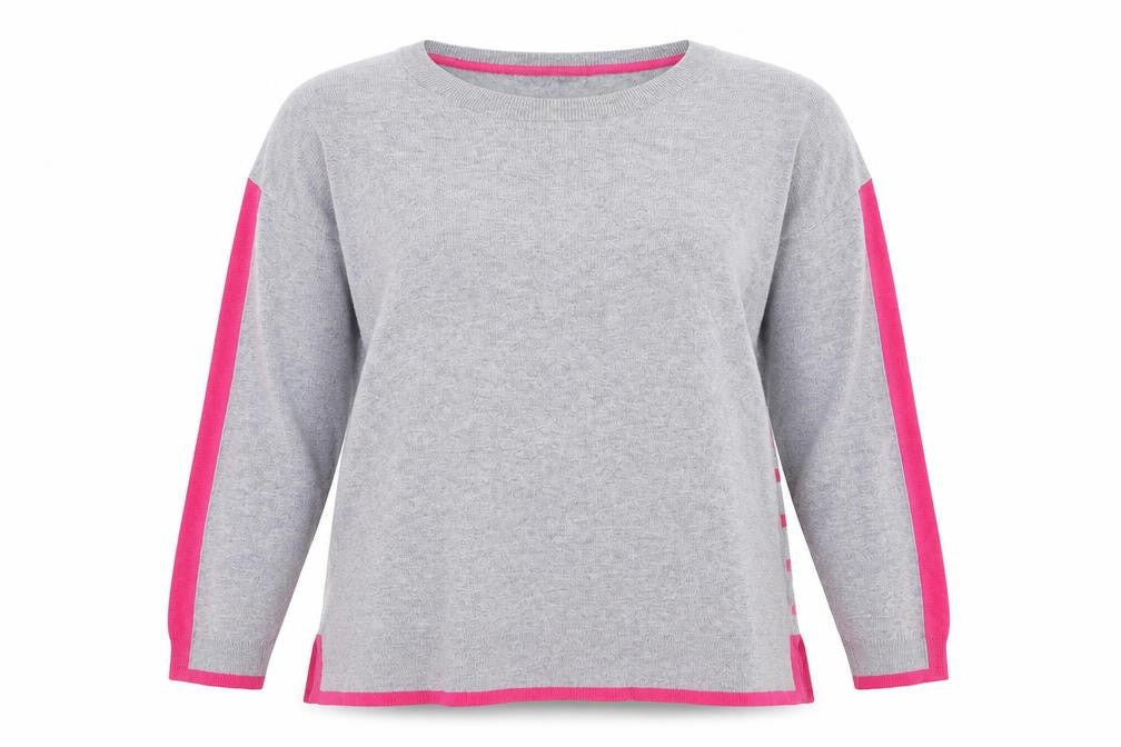 Womens UK Size 20 Principles Grey Pullover Jumper
