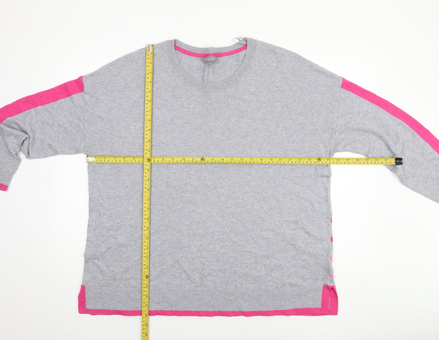 Womens UK Size 20 Principles Grey Pullover Jumper