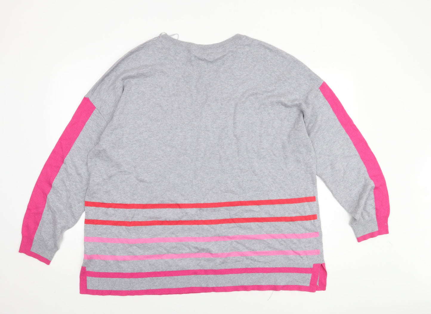 Womens UK Size 20 Principles Grey Pullover Jumper
