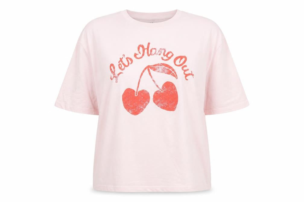 Teens UK Size 14 Marks and Spencer Pink Basic T-Shirt