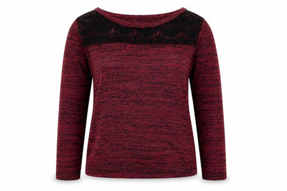 Womens UK Size XS Redgirl Red Basic T-Shirt