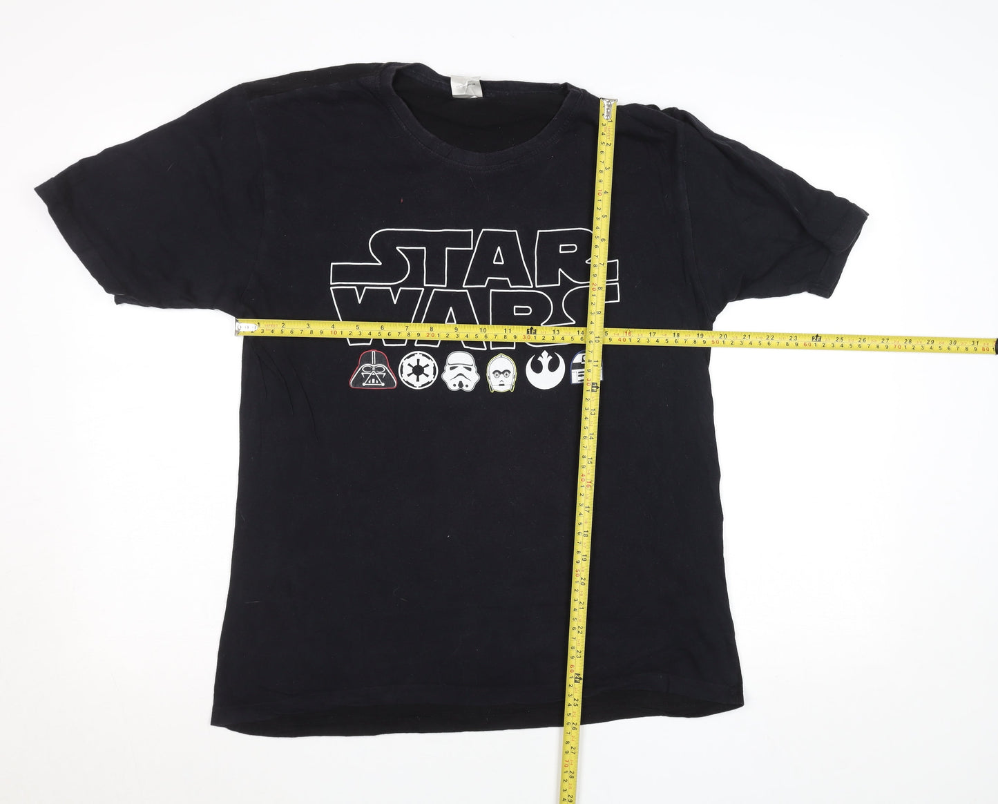 Star Wars Men's Black Medium Cotton Graphic T-Shirt