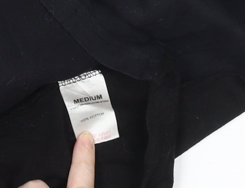 Star Wars Men's Black Medium Cotton Graphic T-Shirt