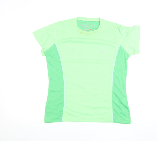 Womens UK Size 12 Regatta Green Basic T-Shirt