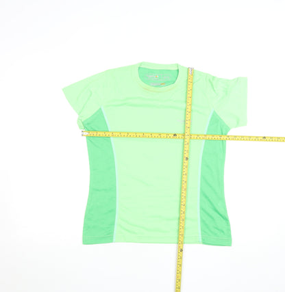Womens UK Size 12 Regatta Green Basic T-Shirt