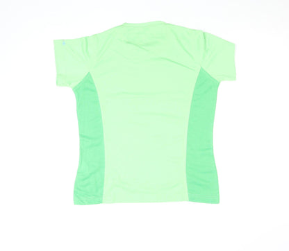 Womens UK Size 12 Regatta Green Basic T-Shirt