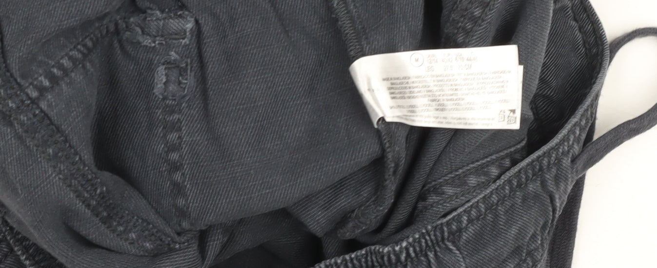 Primark Rita Ora Women's Black Cargo Twill Trousers Size 12