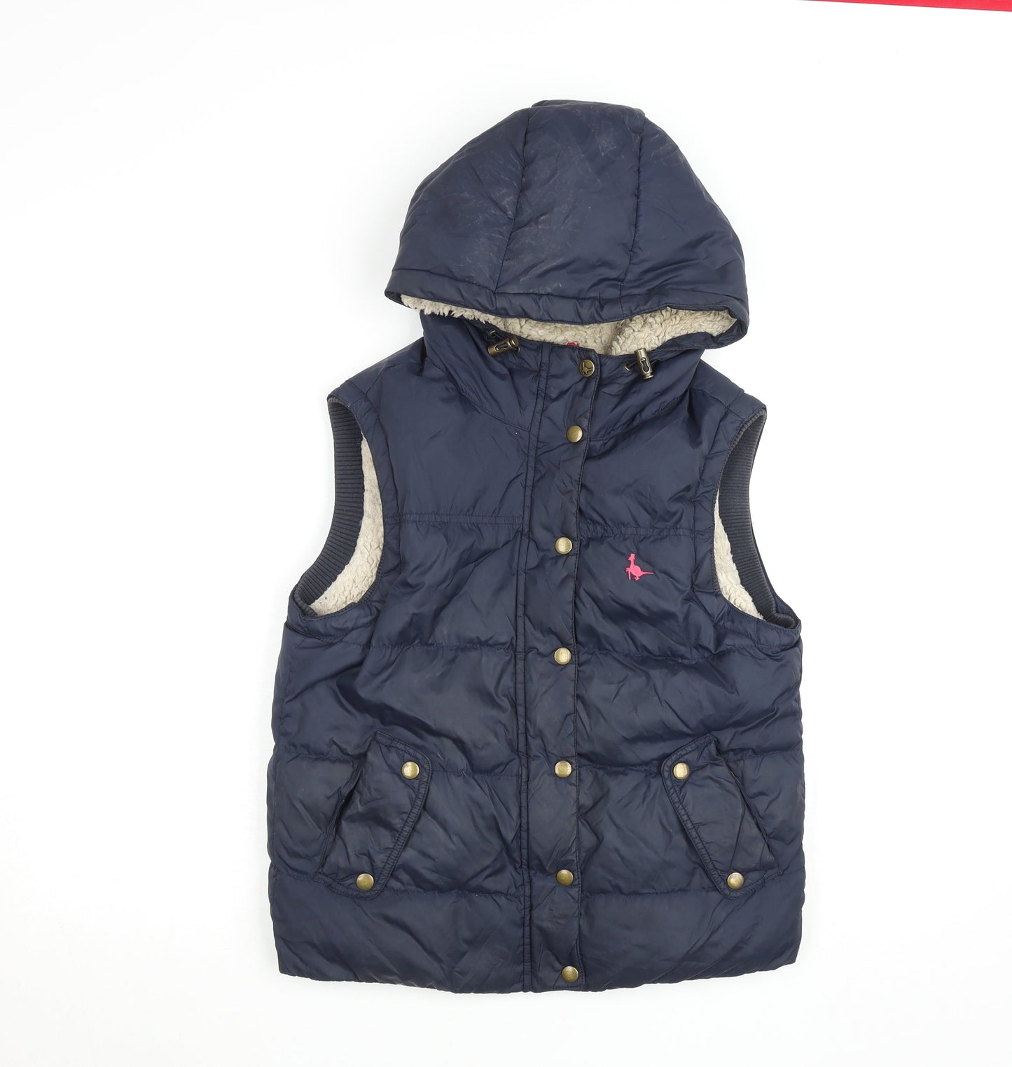 Womens UK Size 10 Jack Wills Blue Puffer Jacket