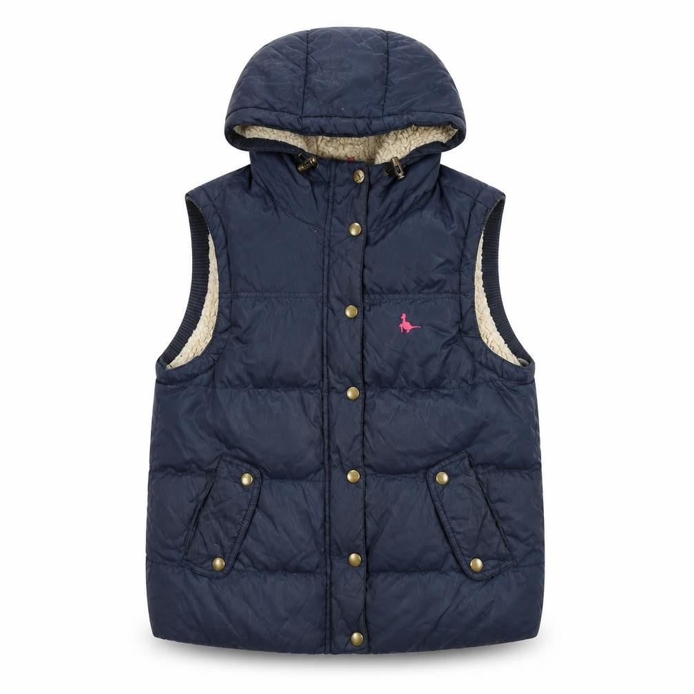 Womens UK Size 10 Jack Wills Blue Puffer Jacket