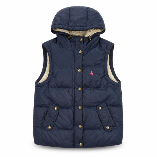 Womens UK Size 10 Jack Wills Blue Puffer Jacket
