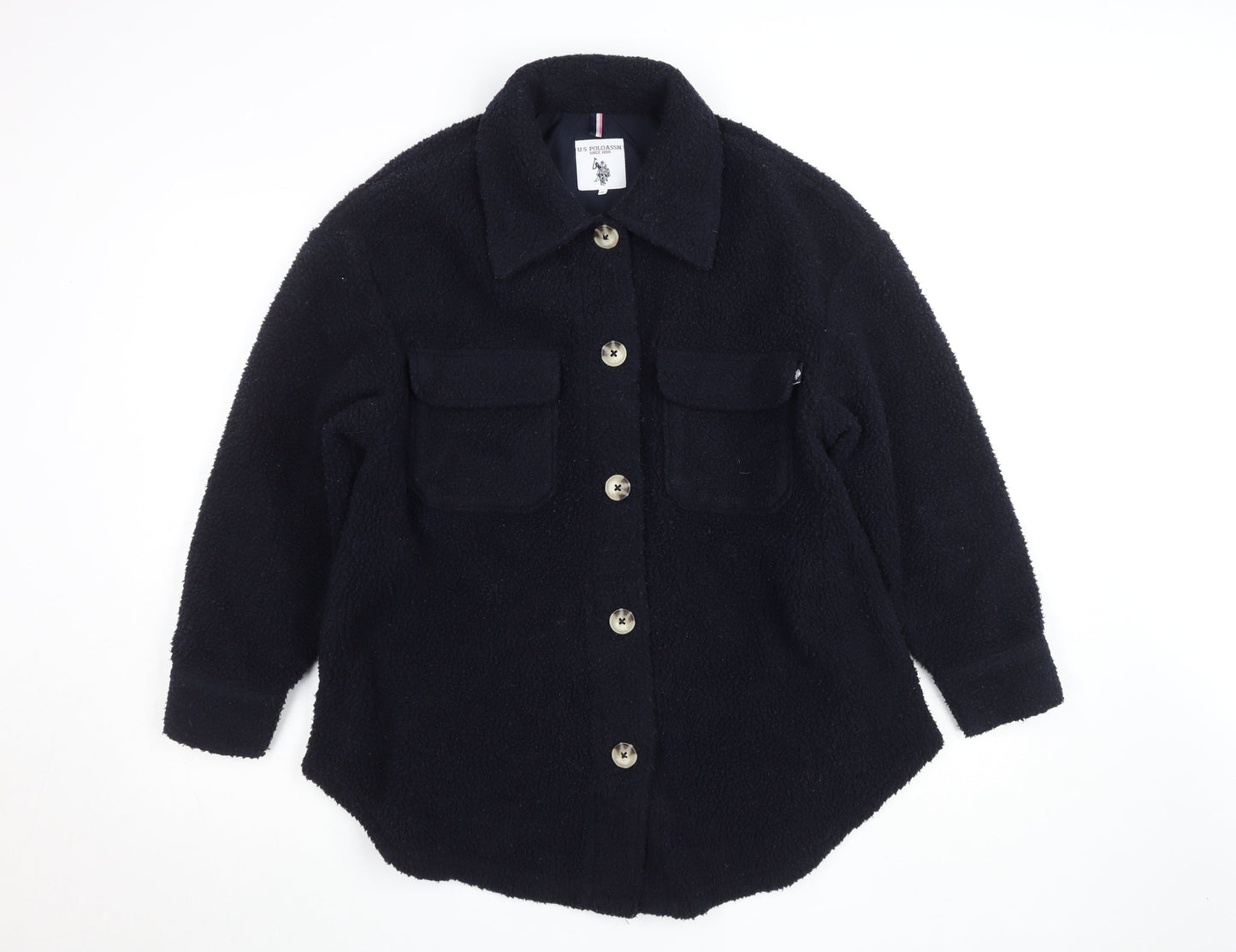 Womens UK Size S U.S. Polo Assn. Black Basic Jacket