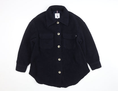 Womens UK Size S U.S. Polo Assn. Black Basic Jacket