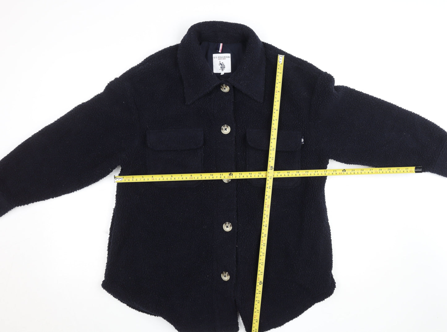 Womens UK Size S U.S. Polo Assn. Black Basic Jacket