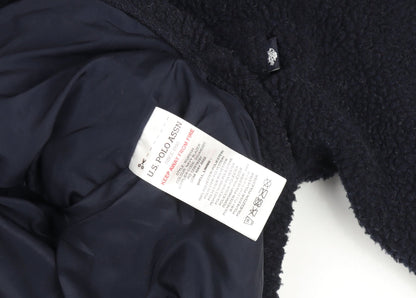 Womens UK Size S U.S. Polo Assn. Black Basic Jacket