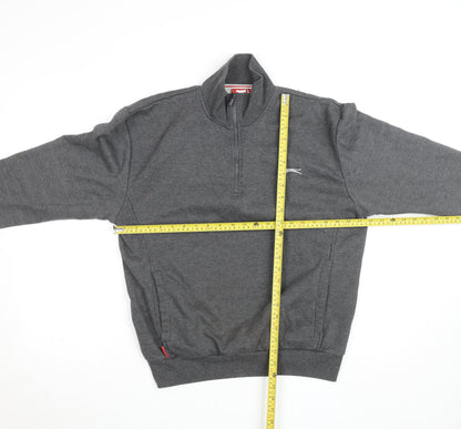 Mens UK Size M Slazenger Grey Pullover Sweatshirt