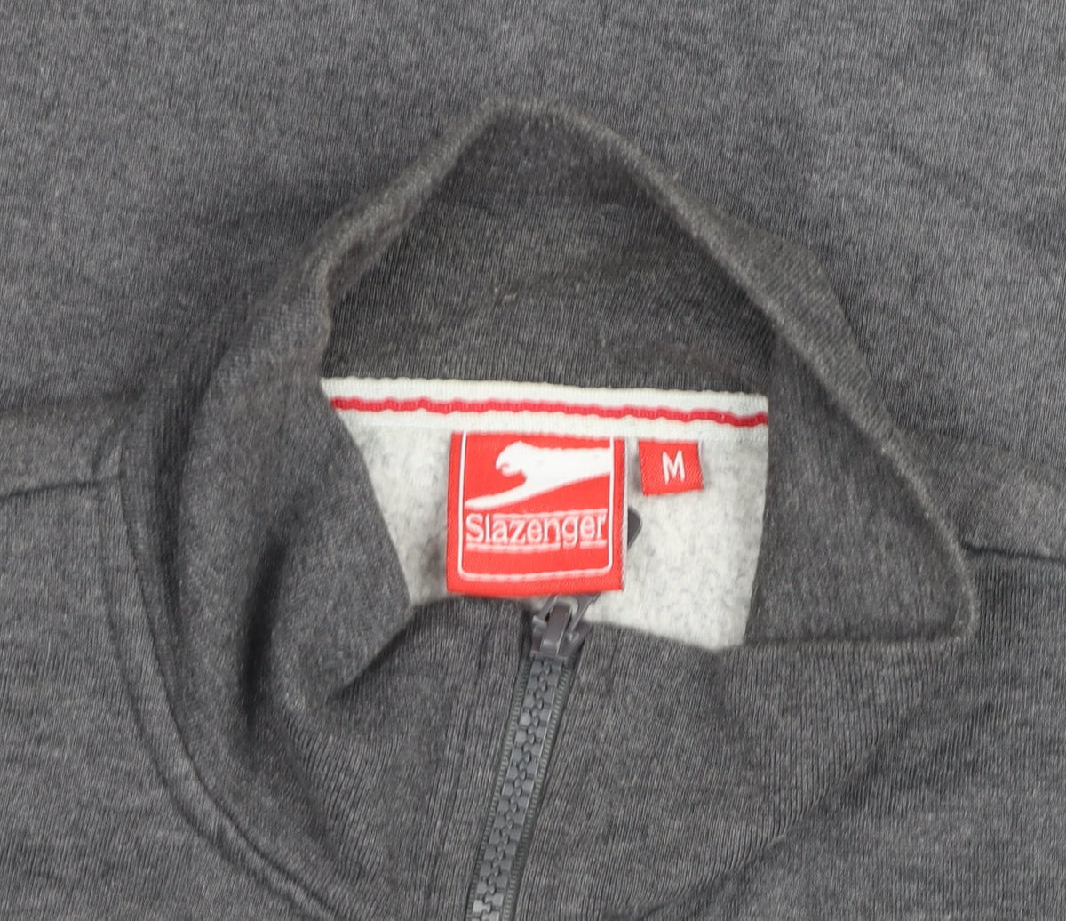 Mens UK Size M Slazenger Grey Pullover Sweatshirt