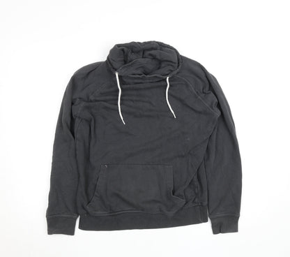 Mens UK Size S New Look Black Pullover Hoodie
