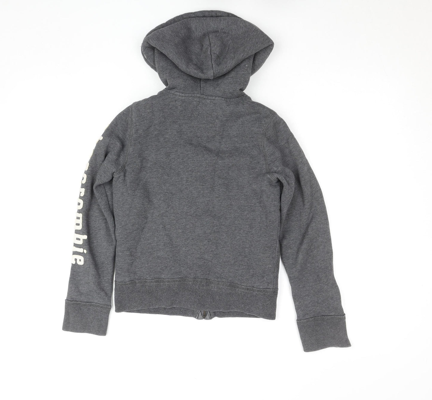 Boys UK Size S abercrombie kids Grey Full Zip Hoodie